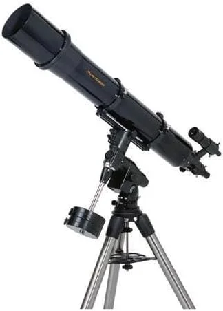 تلسکوپ شکستنی 6 اینچی Celestron Advanced VX - همراه با کیت لوازم جانبی لوکس (5 چشمی Plossl Celestron، لنز بارلو 1.25 اینچی، مجموعه فیلتر 1.25 اینچی، کیف حمل لوازم جانبی)