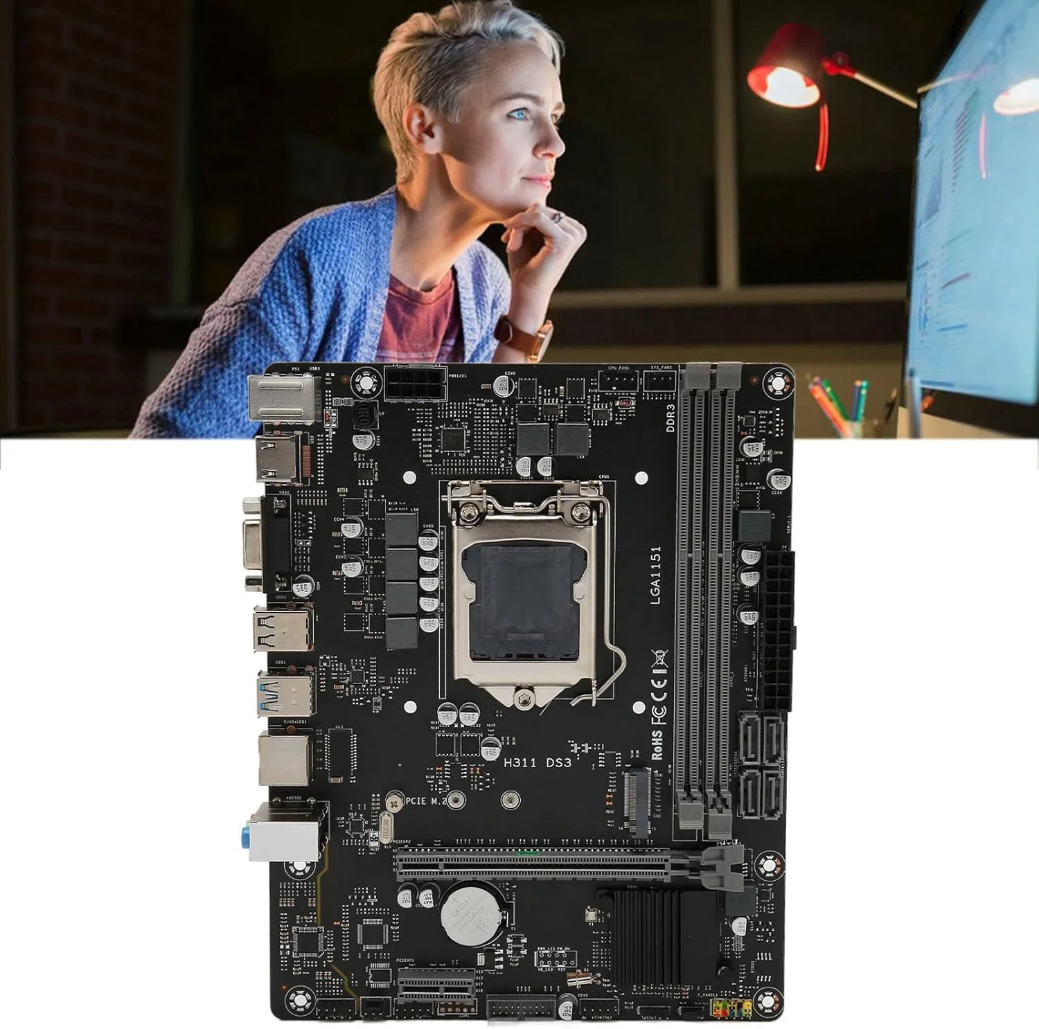 مادربرد رومیزی LGA 1151 با M.2 PCIe 4.0، دارای 4 پورت USB3.0، 4 پورت USB2.0 و خروجی HD VGA برای پردازندههای نسل 6 تا 9 مادربرد رومیزی LGA 1151 با M.2 PCIe 4.0، دارای 4 پورت USB3.0، 4 پورت USB2.0 و خروجی HD VGA برای پردازندههای نسل 6 تا 9