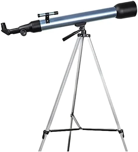 تلسکوپ بازتابی LSLYTQ برای مبتدیان، دهانه 60 میلی‌متری، تلسکوپ 700 میلی‌متری با سه‌پایه قابل تنظیم و آداپتور تلفن، مناسب برای فضای باز