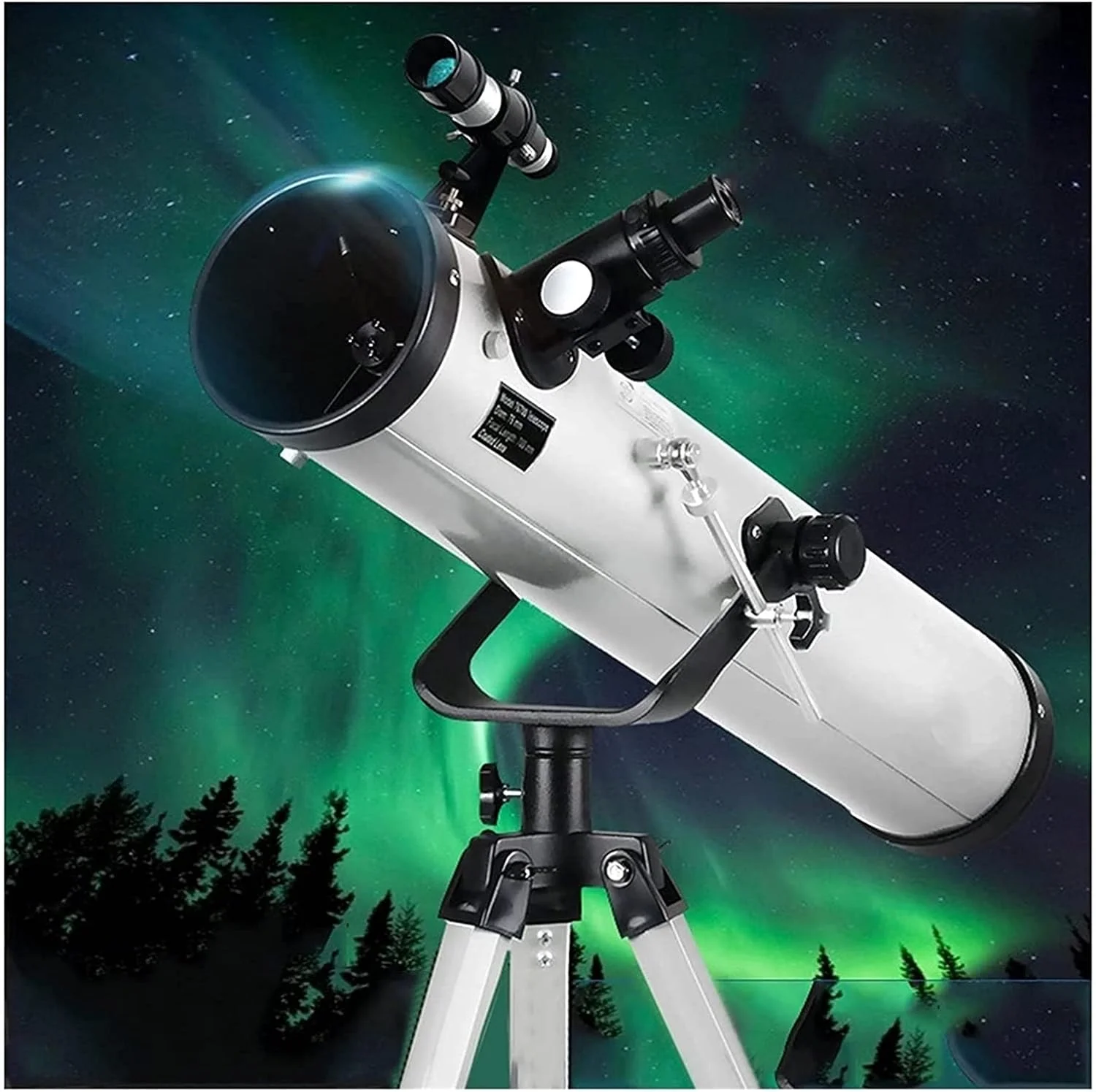 تلسکوپ 76 میلی‌متری بازتابی با سه‌پایه قابل تنظیم، بهترین هدیه نجومی برای مبتدیان