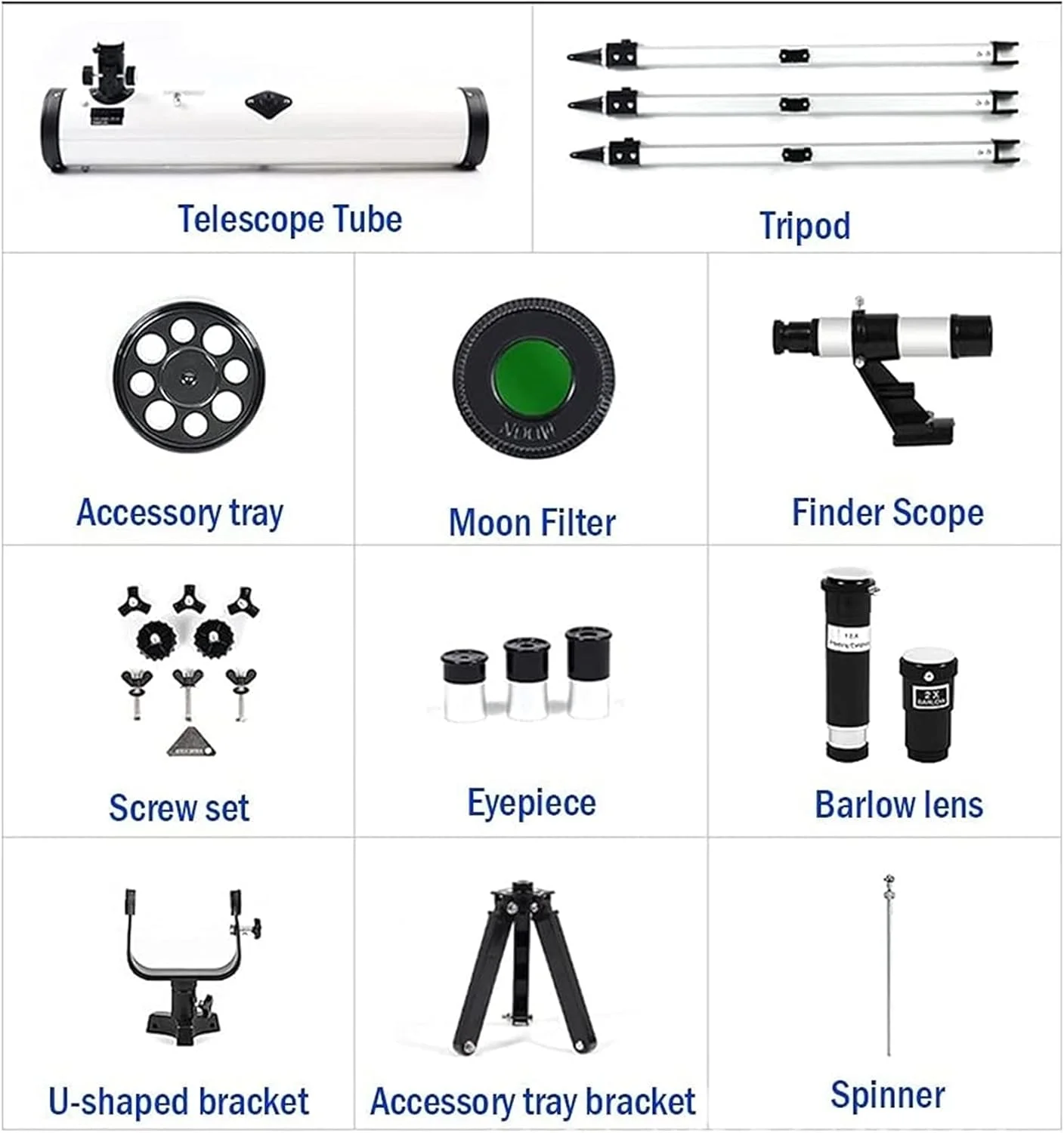 تلسکوپ 76 میلیمتری بازتابی با سهپایه قابل تنظیم، بهترین هدیه نجومی برای مبتدیان تلسکوپ 76 میلیمتری بازتابی با سهپایه قابل تنظیم، بهترین هدیه نجومی برای مبتدیان