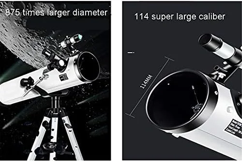 تلسکوپ نجومی LSLYTQ با طول کانونی 700 میلی‌متر، تلسکوپ ایده‌آل قابل تنظیم برای مبتدیان و بزرگسالان