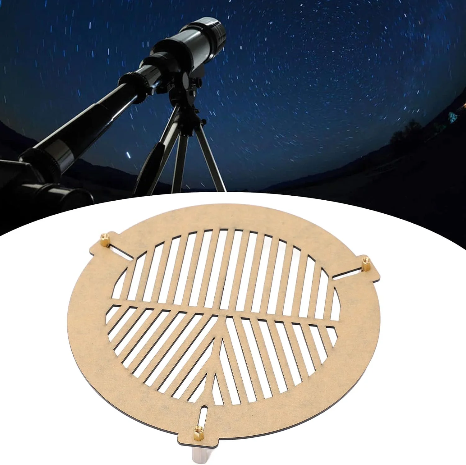 ماسک فوکوس تلسکوپ 120 تا 160 میلی‌متر، بهترین فوکوس را ارائه می‌دهد، ماسک باهتینو ضد لغزش اکریلیک برای تلسکوپ‌های بازتابی