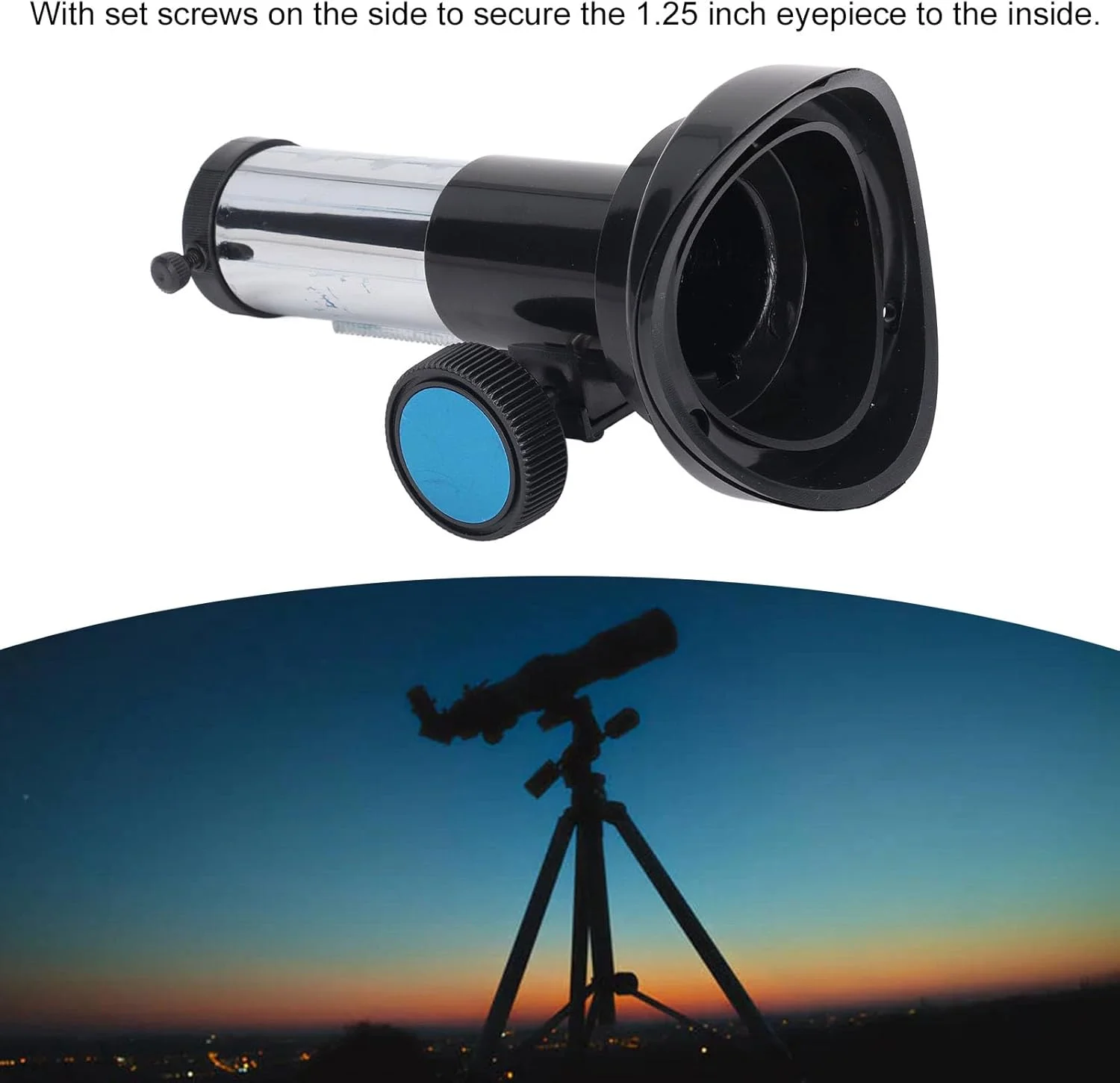 نشیمنگاه فوکوس تلسکوپ بازتابی 102 میلی‌متری، دنده فوکوس تلسکوپ، نشیمنگاه فوکوس بازتابی تلسکوپ نجومی برای چشمی با رابط 1.25 اینچی