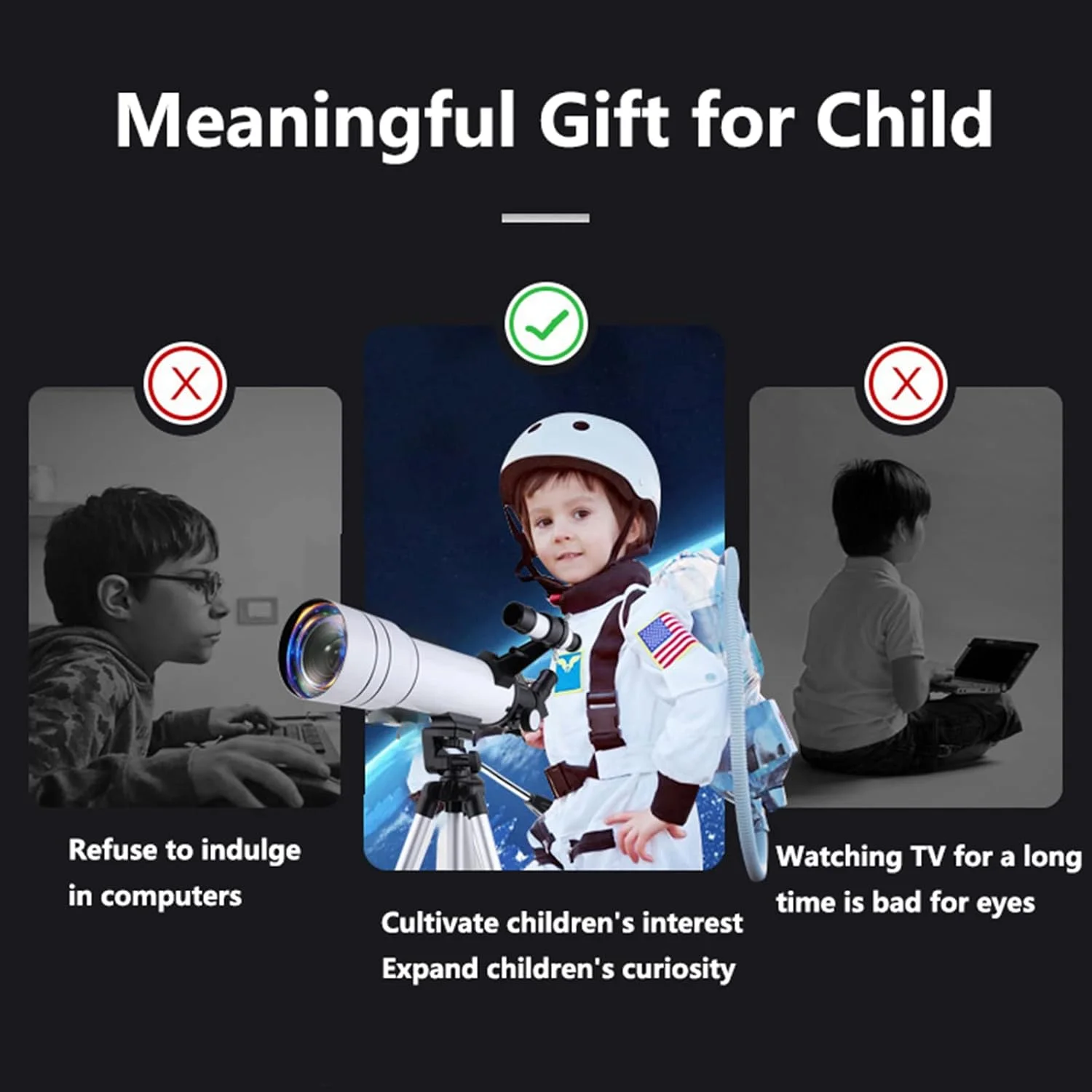 تلسکوپ نجومی حرفه ای، 750x150mm با فاصله کانونی بلند و دهانه بزرگ به همراه پایه استوایی