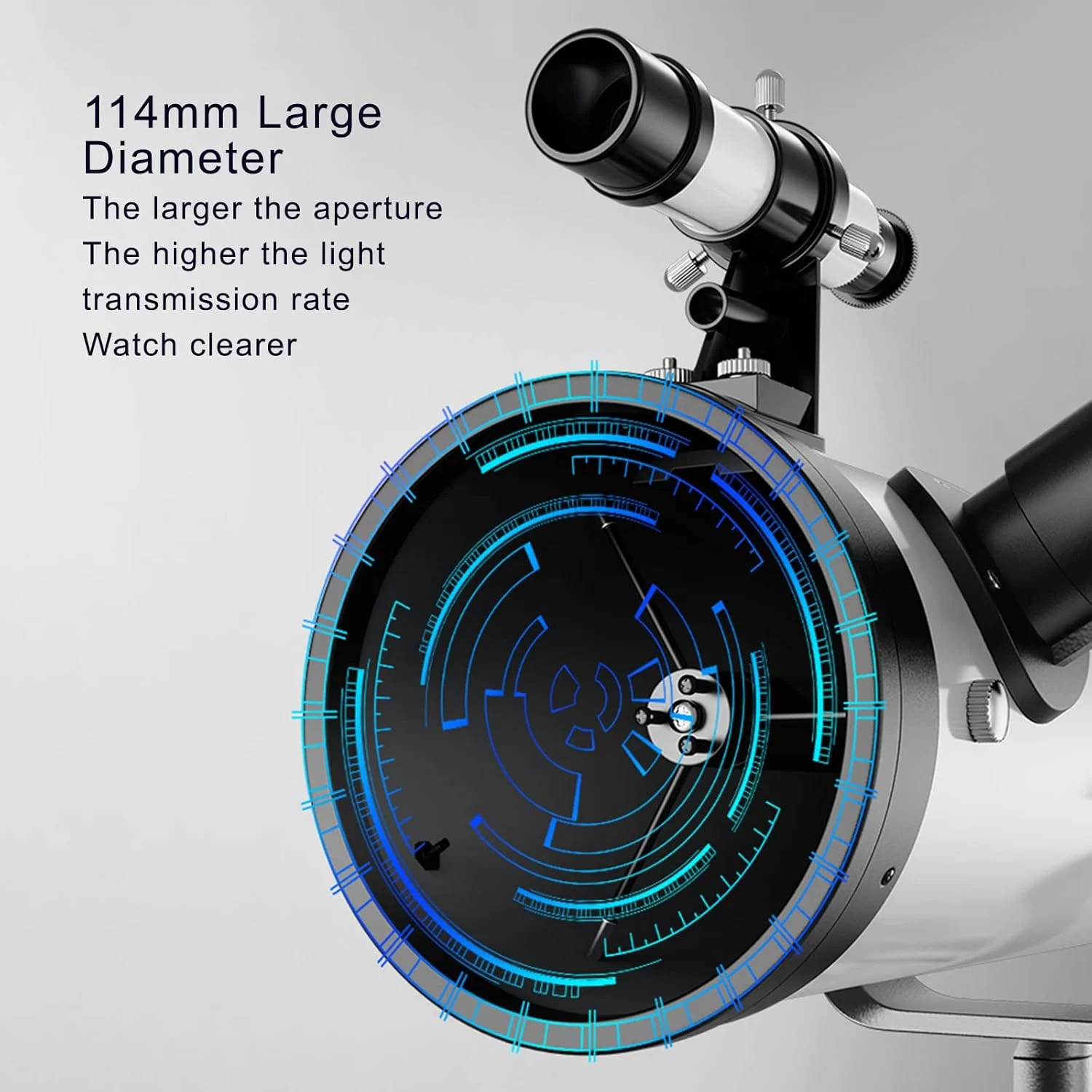 تلسکوپ نجومی حرفه ای LSLYTQ برای بزرگسالان، تلسکوپ بازتابی 76 میلی متری با دیافراگم 700 میلی متری، تلسکوپ مسافرتی قابل حمل با بزرگنمایی بالا و کیف حمل