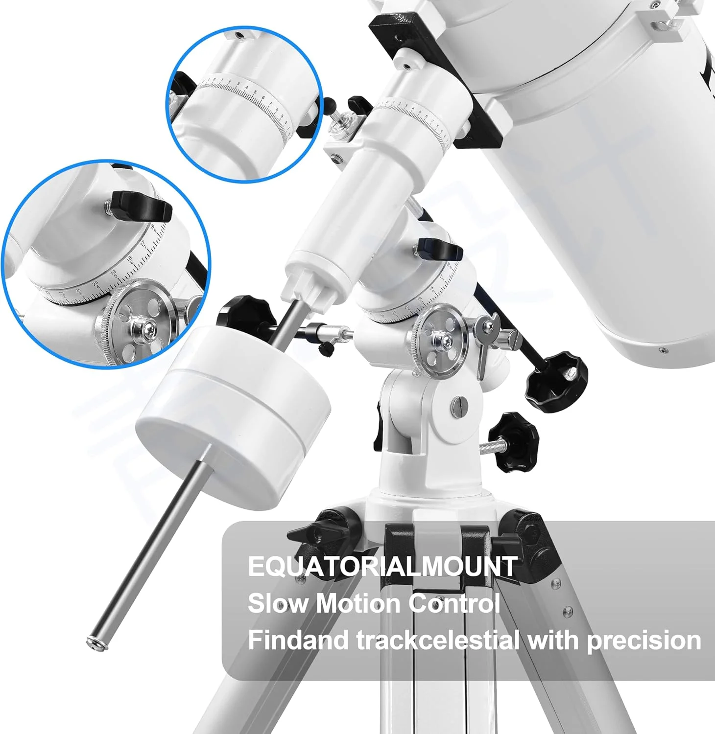 تلسکوپ بازتابی نجومی HSL 150EQ برای بزرگسالان، قدرت بالا، دیافراگم 150 میلی‌متری، تلسکوپ‌های حرفه‌ای برای نجوم بزرگسالان، همراه با مجموعه 5 فیلتر رنگی و لنز بارلو 3X