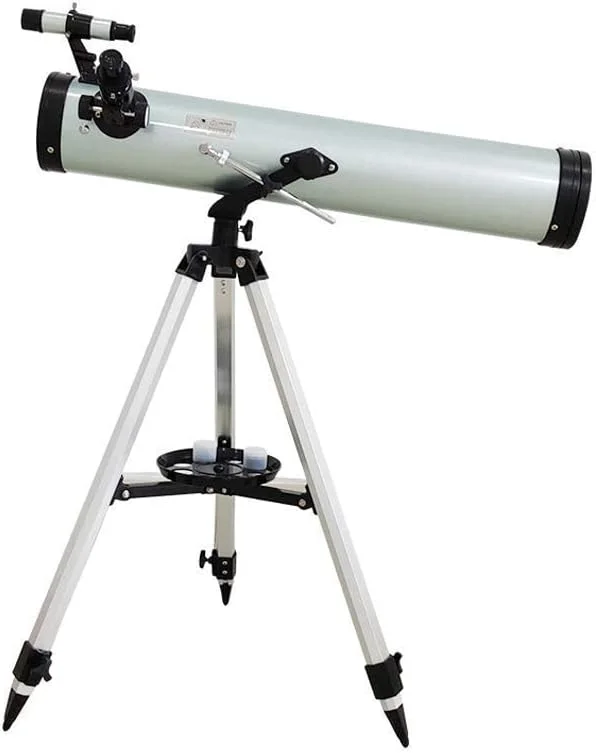 تلسکوپ برای بزرگسالان، مبتدیان و کودکان، دهانه 76 میلی‌متری، تلسکوپ بازتابی نجومی 700 میلی‌متری با لنز منشوری BAK4 برای نجوم و رصد ماه و مناظر