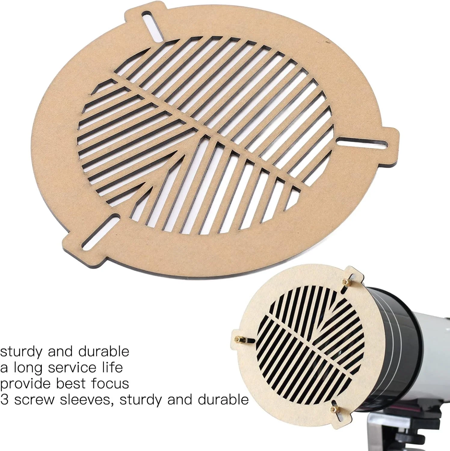 ماسک باهتینوف Denash، صفحه استخوانی آکریلیک برای فوکوس تلسکوپ فضای عمیق، لوازم جانبی تلسکوپ نجومی برای تلسکوپ های بازتابی و انکساری، Denash8593b4s7wx