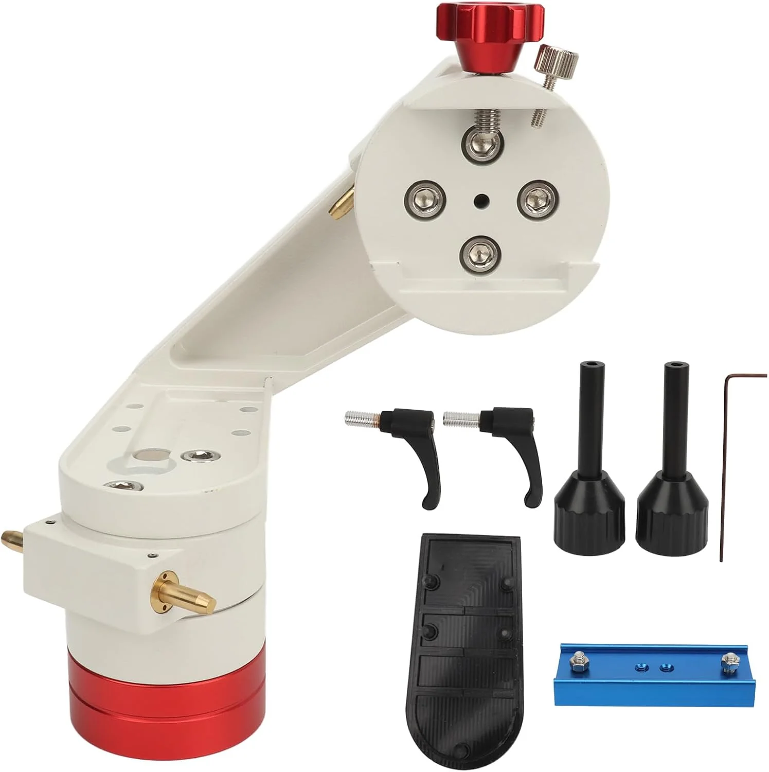 پایه تلسکوپ سمت-ارتفاعی، تلسکوپ بازتابی نیوتنی 130 میلی‌متری با پایه استوایی، تنظیم دقیق 360 درجه، تحمل وزن 5 کیلوگرم، تنظیم درشت و دقیق.