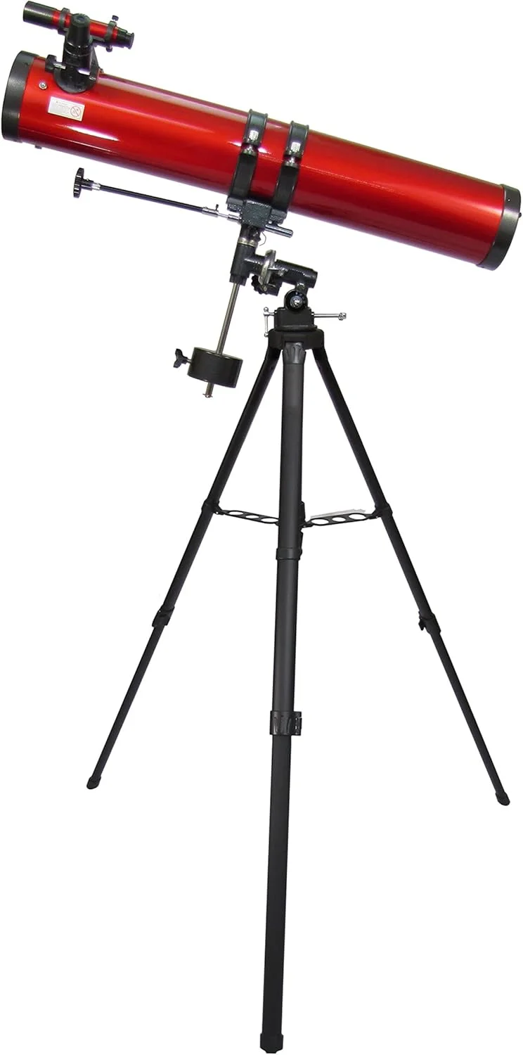 تلسکوپ نیوتنی بازتابی سری سیاره سرخ کارسون 45-100x114 میلی‌متر به همراه آداپتور عکس‌برداری دیجیتال جهانی تلفن هوشمند (RP-300SP)، بزرگ