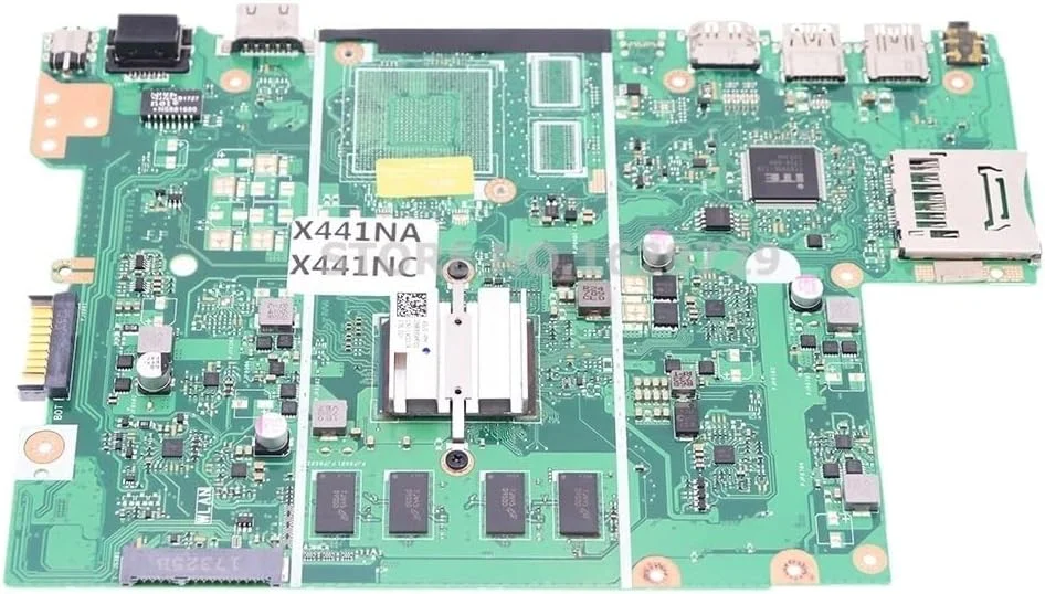 برد اصلی 60NB0E20-MB1220 برای لپ تاپ A441N X441NC X441NA با پردازنده N3350 و 4 گیگابایت رم (پردازنده N4200 با 4 گیگابایت رم)