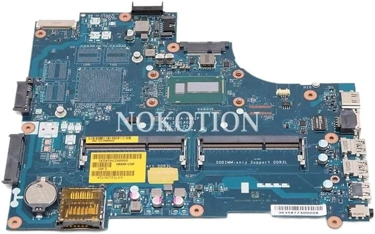 مادربرد برای اینسپایرون 15R 3537 5537، پردازنده I5-4200U، شماره قطعه CN-000GCY 000GCY VBW01 LA-9982P