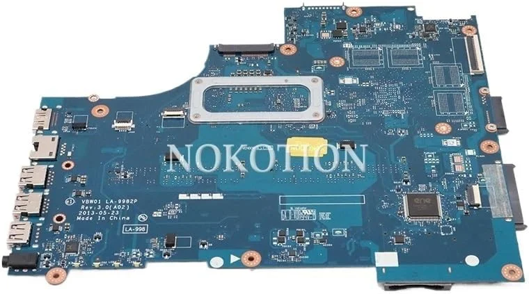 مادربرد برای اینسپایرون 15R 3537 5537، پردازنده I5-4200U، شماره قطعه CN-000GCY 000GCY VBW01 LA-9982P