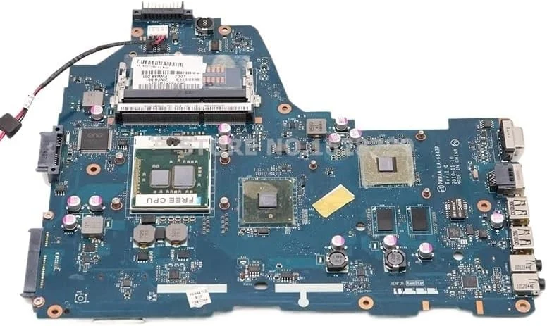 مادربرد LA-6847P Rev 1.0 MB K000114920 برای لپ تاپ Satellite A660 C660 DDR3 HD 5430 1G GPU (پردازنده I3)