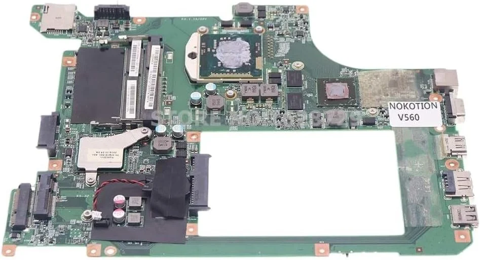 مادربرد لپ تاپ IdeaPad V560 مدل 48.4JW06.011 10203-1 LA56 MB HM55 با گرافیک GT310M و پردازنده I3