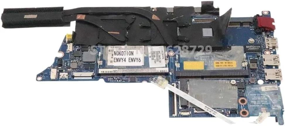 مادربرد لپ تاپ ENVY4 ENVY6 مدل SR0N6 I7-3517U HD7600M 1G + هیت سینک 708976-501 708976-001 QAU30 LA-8661P