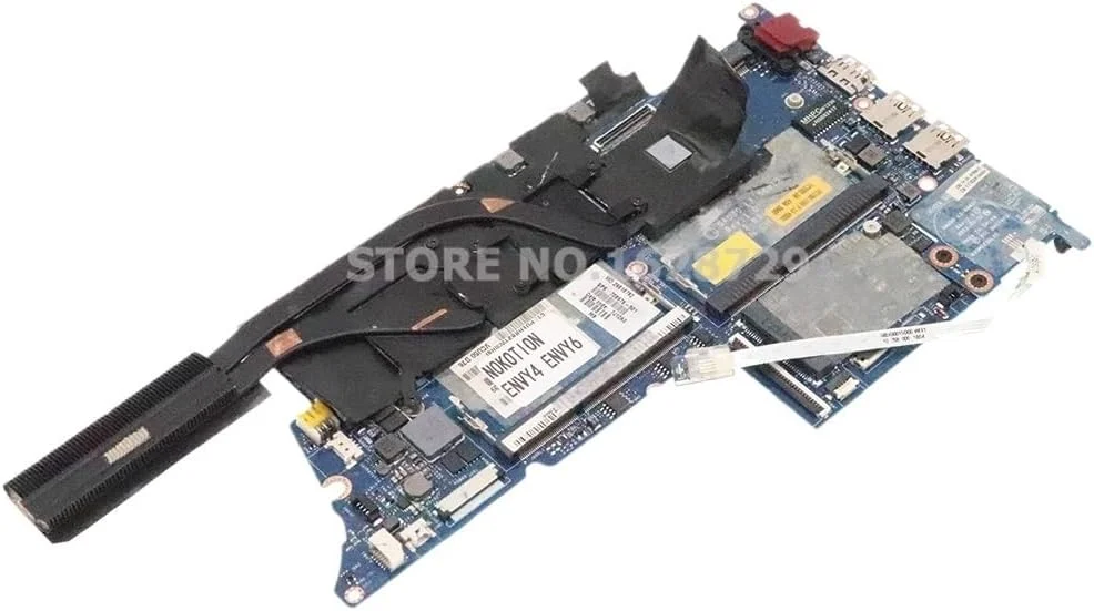 مادربرد لپ تاپ ENVY4 ENVY6 مدل SR0N6 I7-3517U HD7600M 1G + هیت سینک 708976-501 708976-001 QAU30 LA-8661P
