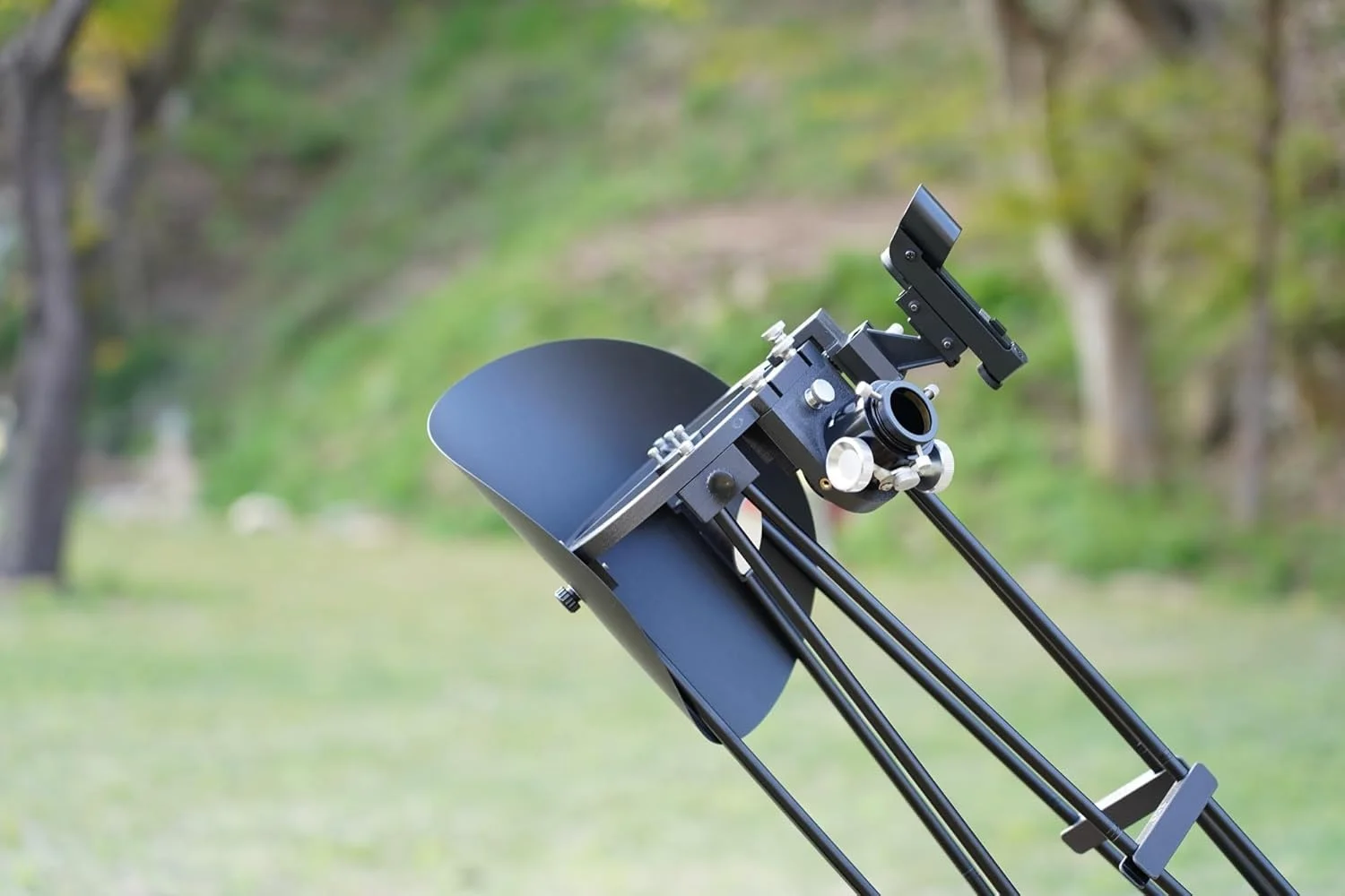 دابسونیان قابل حمل و فوق سبک 6 اینچی HandyDob6 به همراه پوشش نور و پایه تلفن هوشمند - تلسکوپ مسافرتی جمع و جور