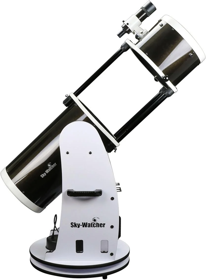 تلسکوپ دابسونی SkyWatcher Flextube 250 SynScan با دهانه 10 اینچ، تاشو، کامپیوتری و مجهز به GoTo، سفید، (S11810)
