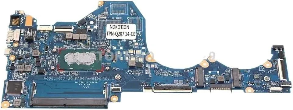 مادربرد لپ تاپ پاویلیون 14-CE مدل DA0G7AMB6D0 G7A-2G L18500-601 L18500-001 با پردازنده SR3LA I5-8250U مادربرد لپ تاپ پاویلیون 14-CE مدل DA0G7AMB6D0 G7A-2G L18500-601 L18500-001 با پردازنده SR3LA I5-8250U
