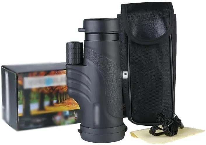 تلسکوپ منوچشمی زاویه باز 10x42 با نور کم، چشمی بزرگ، جمع و جور و قابل حمل با ماسک چشمی چرخشی