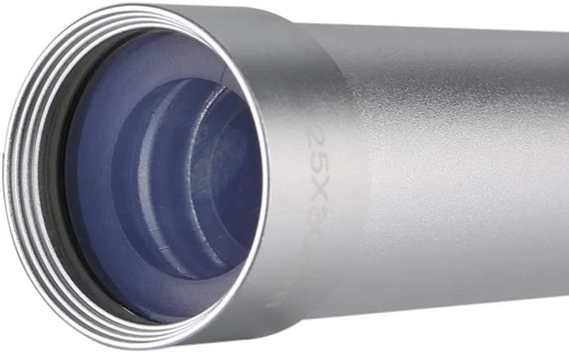 تلسکوپ تک چشمی دستی برنجی با قابلیت بزرگنمایی 25x30 برای تماشای پرندگان، پیاده روی و مسافرت (25x30)