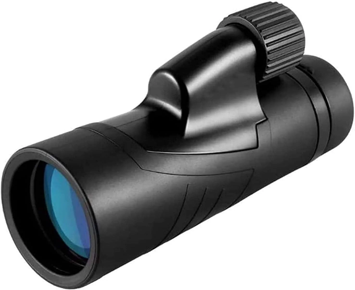 تلسکوپ تک چشمی شیشه ای ED 10x50 - تلسکوپ تک چشمی ضد آب با پوشش چند لایه Ultra HD - منشور BAK4 برای تماشای حیات وحش، پرندگان، شکار، کمپینگ، مسافرت، مناظر حیات وحش (مشکی)