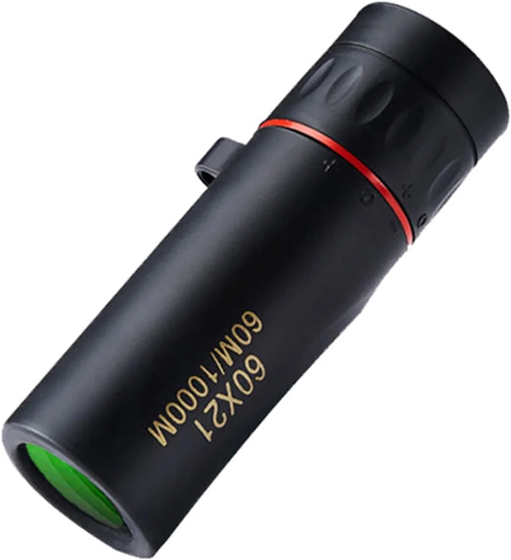 تلسکوپ مونوکولار مینی کامپکت با وضوح بالا 100x24 به همراه نگهدارنده تلفن هوشمند، مناسب برای تماشای پرندگان، شکار، کمپینگ و حیات وحش