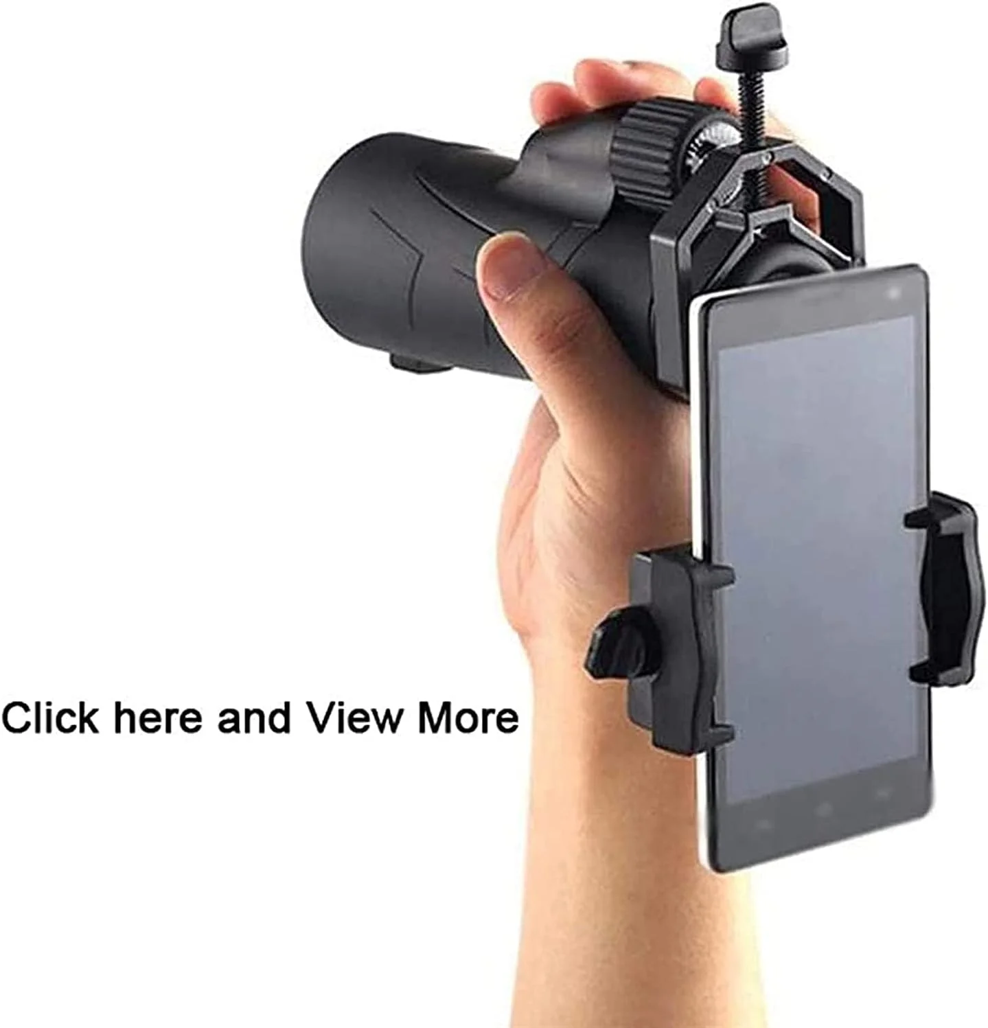 تلسکوپ تک چشمی شیشه ای ED 10x50 - تلسکوپ تک چشمی ضد آب با پوشش چند لایه Ultra HD - منشور BAK4 برای تماشای حیات وحش، پرندگان، شکار، کمپینگ، مسافرت، مناظر حیات وحش (مشکی)