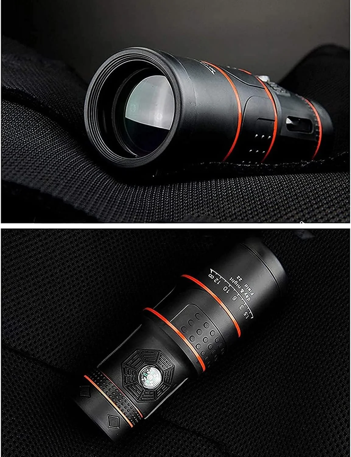 تلسکوپ تک چشمی 12X50 با منشور قوی، تک چشمی فشرده برای بزرگسالان و کودکان، تلسکوپ تک چشمی HD برای تماشای پرندگان، شکار، پیاده روی، کنسرت و مسافرت (مشکی) تلسکوپ تک چشمی 12X50 با منشور قوی، تک چشمی فشرده برای بزرگسالان و کودکان، تلسکوپ تک چشمی HD برای تماشای پرندگان، شکار، پیاده روی، کنسرت و مسافرت (مشکی)