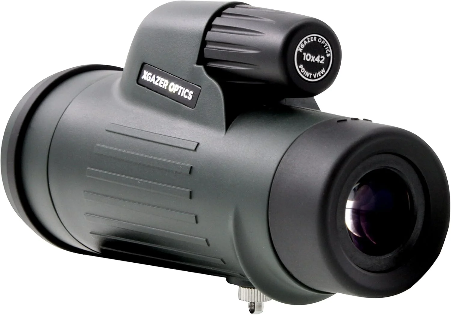 تک چشمی قدرتمند Xgazer Optics 10x42 Point View - ضد آب و ضد مه، مشکی - برای علاقه مندان به فضای باز، شکارچیان و تماشاگران پرندگان