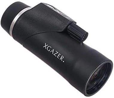 تلسکوپ تک چشمی 8x42 Xgazer Optics با قطب نما و مسافت یاب | ضد آب و جمع و جور با چشمی جمع شونده | تجهیزات زوم شب و روز برای شکار، تماشای پرندگان، پیاده روی، کمپینگ، مسافرت
