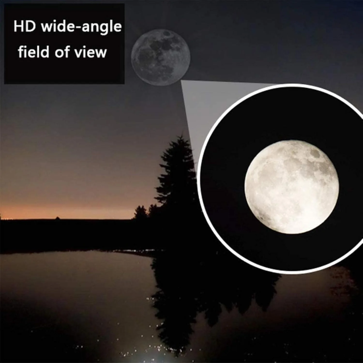 تلسکوپ تک چشمی قدرتمند HD، زوم جیبی HD برای تماشای پرندگان، کمپینگ، حیات وحش و مسافرت