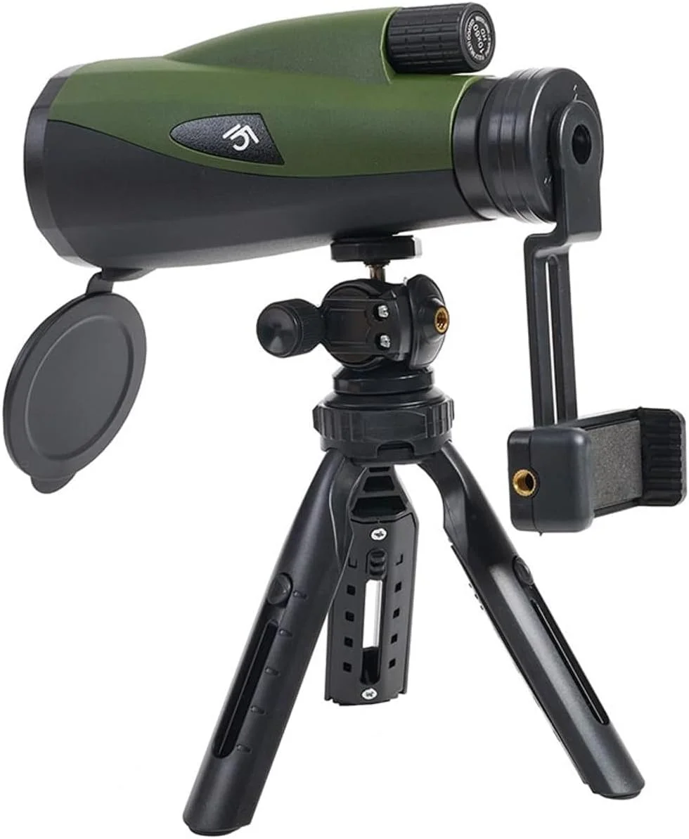 تلسکوپ تک چشمی اکسپدیشن آی 10x60 – فوکوس دستی، لنز چند لایه، تلسکوپ جمع و جور مناسب فضای باز برای پیاده روی، حیات وحش و ورزش