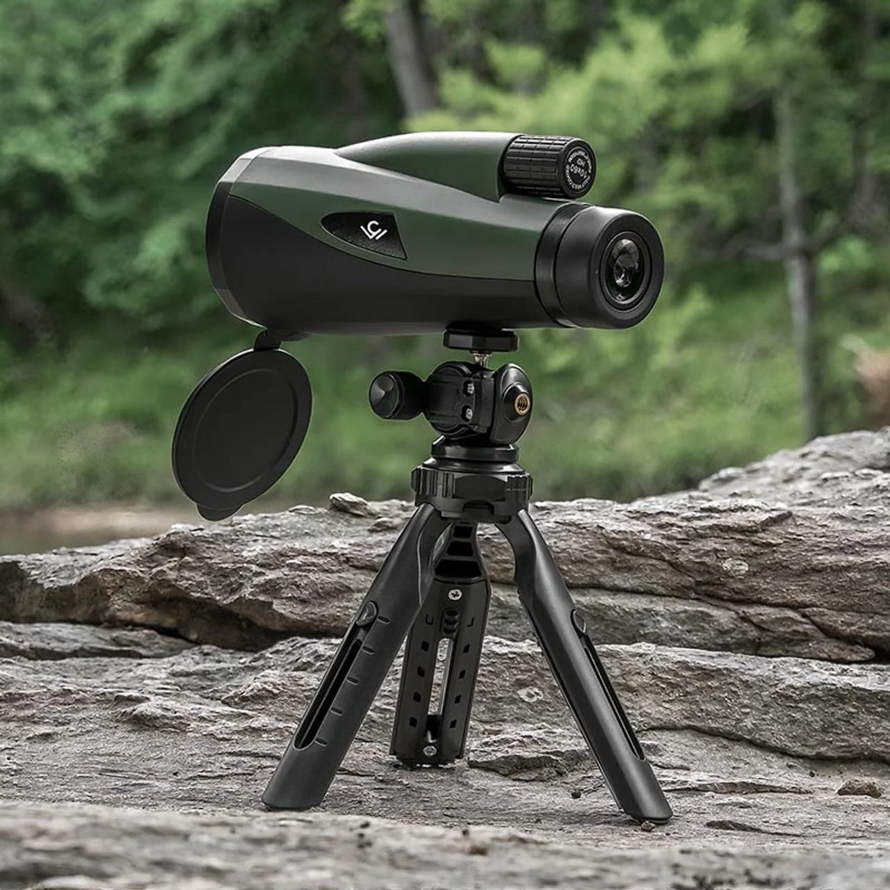 تلسکوپ تک چشمی اکسپدیشن آی 10x60 – فوکوس دستی، لنز چند لایه، تلسکوپ جمع و جور مناسب فضای باز برای پیاده روی، حیات وحش و ورزش