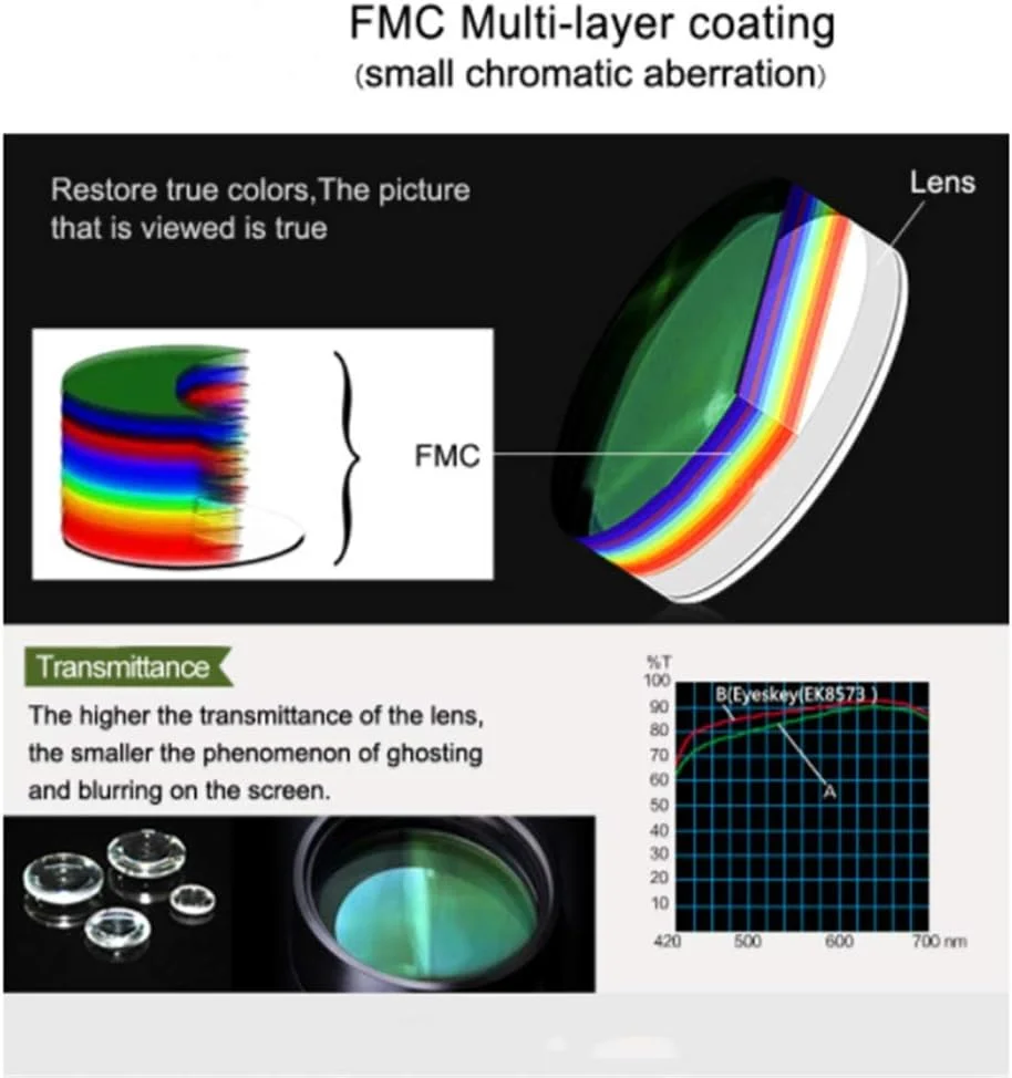 تلسکوپ تک چشمی 10X30 با قدرت بالا و کیفیت HD به همراه نگهدارنده تلفن هوشمند، ضد آب و ضد مه برای تماشای پرندگان، کمپینگ و پیاده روی