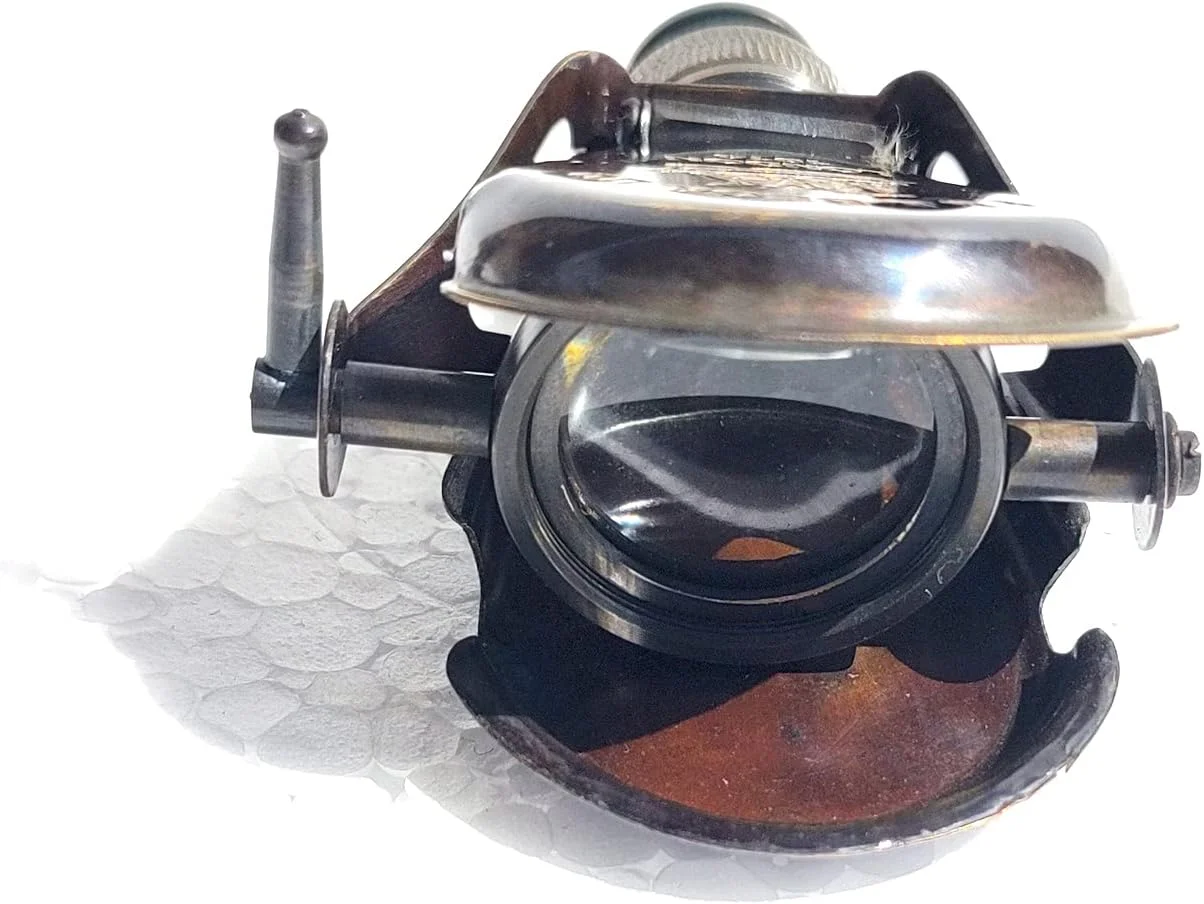 تلسکوپ جیبی برنجی عتیقه، تک چشمی، دوربین دوچشمی