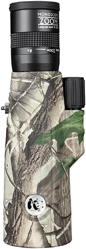 تک چشمی قدرتمند منشوری 8-20x50 HD با نگهدارنده تلفن هوشمند و سه پایه تلسکوپ با منشور بزرگ BAK-4 و تلسکوپ لنز FMC (رنگ: A) (B)