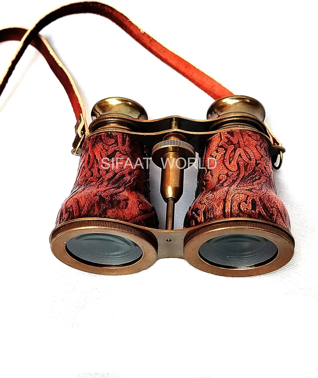 دوربین دوچشمی دریایی برنجی عتیقه ویکتوریایی با بند گردنی چرمی، دوربین کلکسیونی برنجی قدیمی تک چشمی به سبک عتیقه، هدیه دوربین جاسوسی (چرم قرمز) دوربین دوچشمی دریایی برنجی عتیقه ویکتوریایی با بند گردنی چرمی، دوربین کلکسیونی برنجی قدیمی تک چشمی به سبک عتیقه، هدیه دوربین جاسوسی (چرم قرمز)