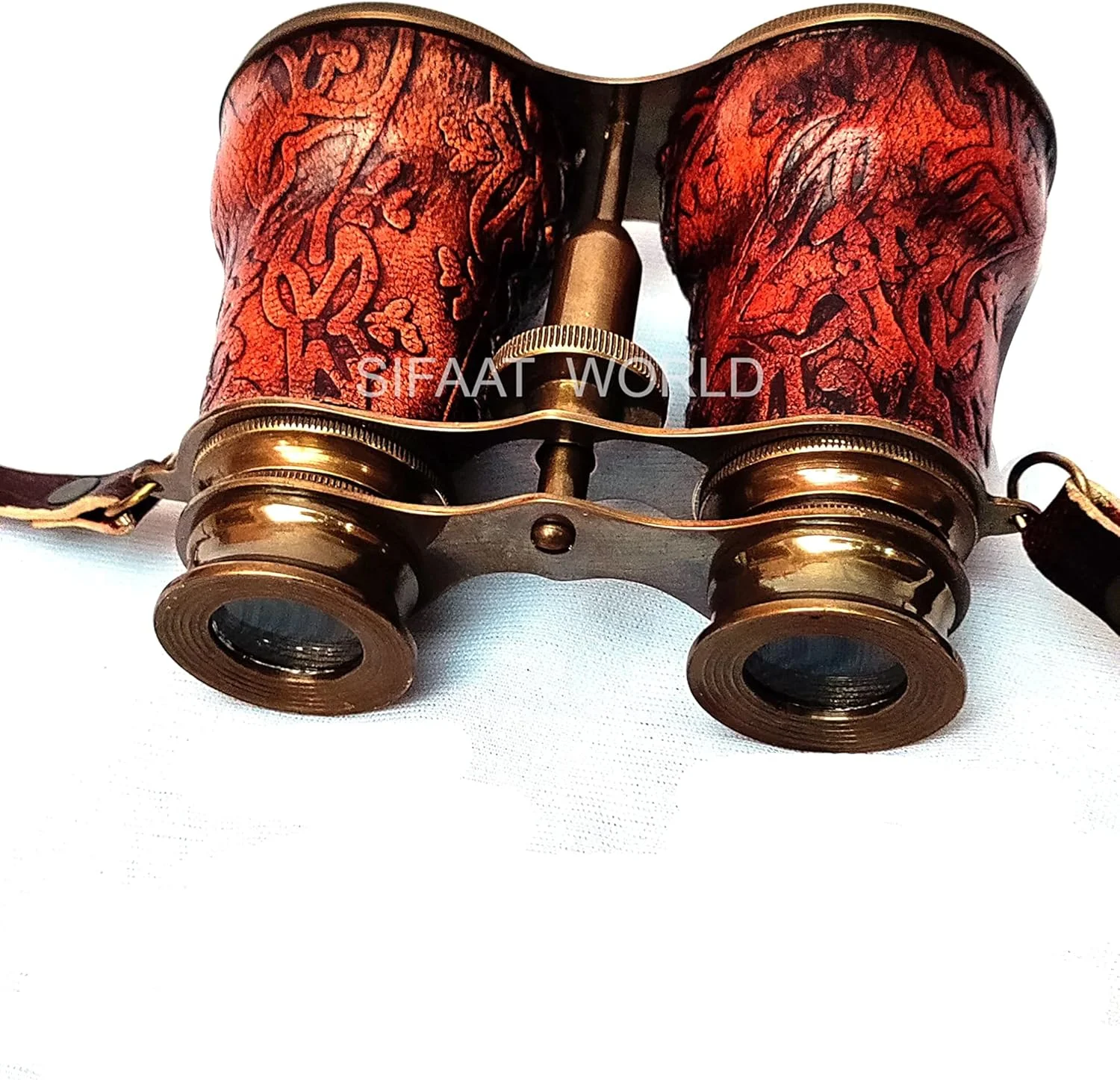 دوربین دوچشمی دریایی برنجی عتیقه ویکتوریایی با بند گردنی چرمی، دوربین کلکسیونی برنجی قدیمی تک چشمی به سبک عتیقه، هدیه دوربین جاسوسی (چرم قرمز) دوربین دوچشمی دریایی برنجی عتیقه ویکتوریایی با بند گردنی چرمی، دوربین کلکسیونی برنجی قدیمی تک چشمی به سبک عتیقه، هدیه دوربین جاسوسی (چرم قرمز)