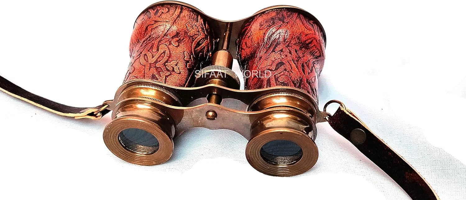 دوربین دوچشمی دریایی برنجی عتیقه ویکتوریایی با بند گردنی چرمی، دوربین کلکسیونی برنجی قدیمی تک چشمی به سبک عتیقه، هدیه دوربین جاسوسی (چرم قرمز) دوربین دوچشمی دریایی برنجی عتیقه ویکتوریایی با بند گردنی چرمی، دوربین کلکسیونی برنجی قدیمی تک چشمی به سبک عتیقه، هدیه دوربین جاسوسی (چرم قرمز)