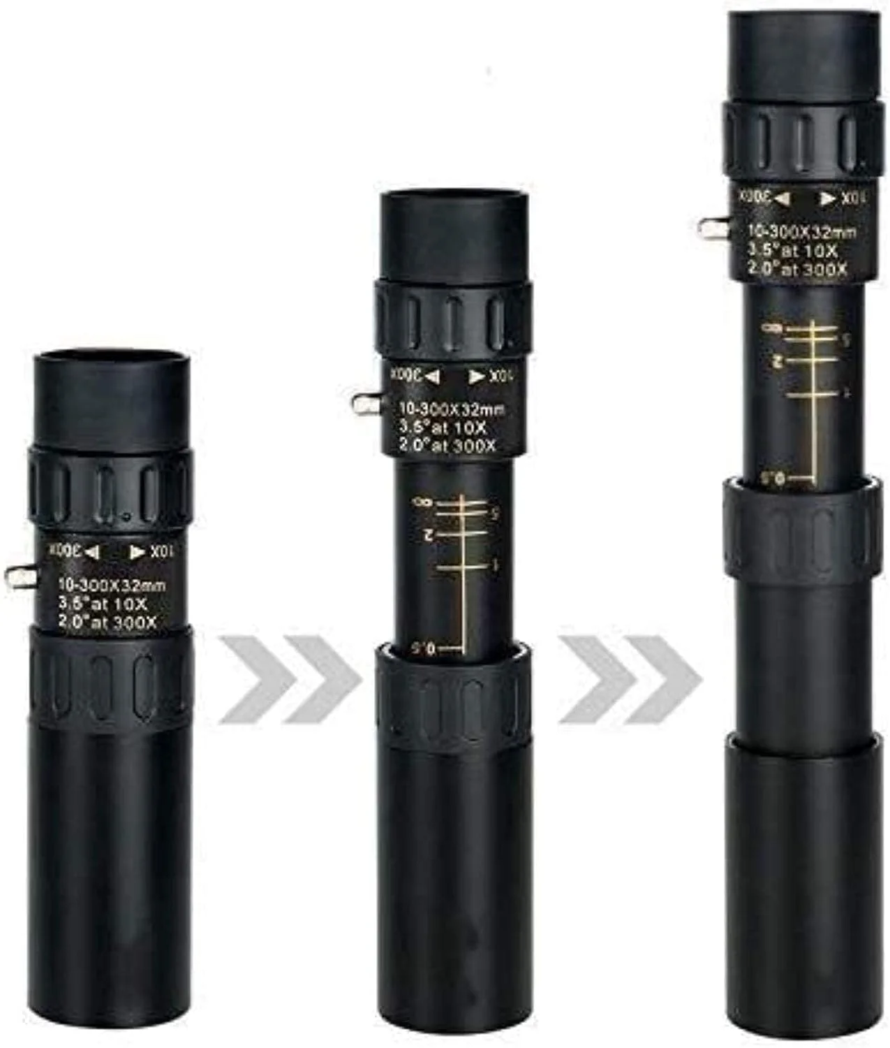 تلسکوپ های تک چشمی قابل حمل کوچک با قابلیت زوم، فوکوس انعطاف پذیر و وضوح بالا برای کمپینگ