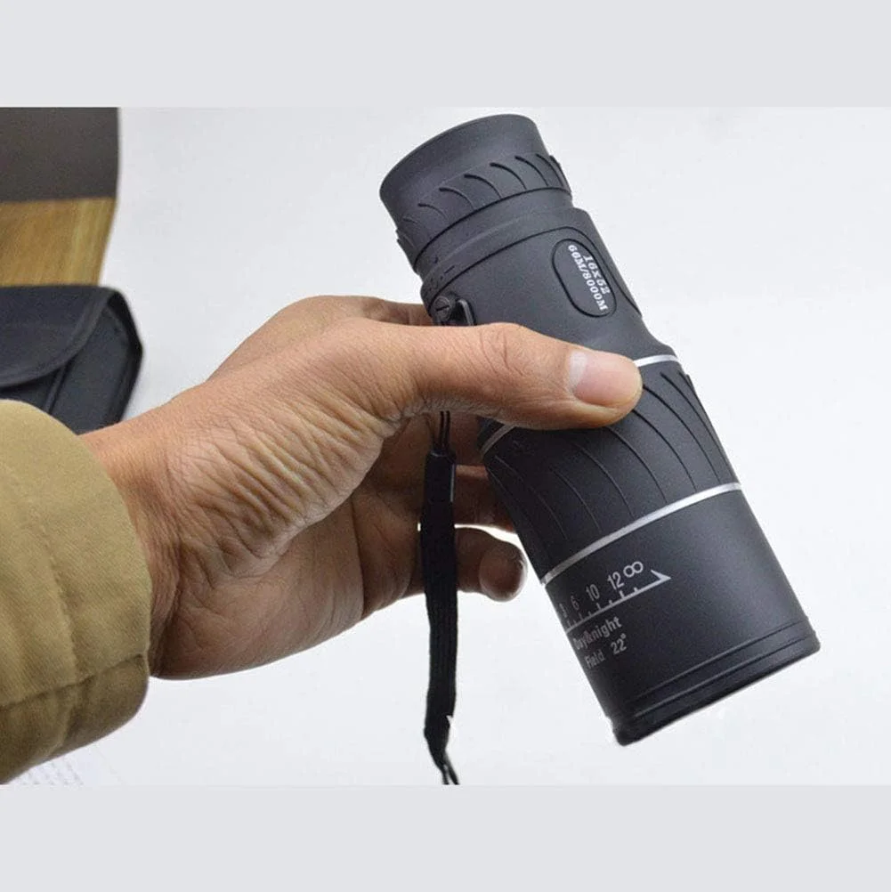 تلسکوپ تک چشمی دو کانونی 16 X 52 با زوم و لنزهای اپتیک پوشش داده شده، مناسب کمپینگ و فعالیت های فضای باز