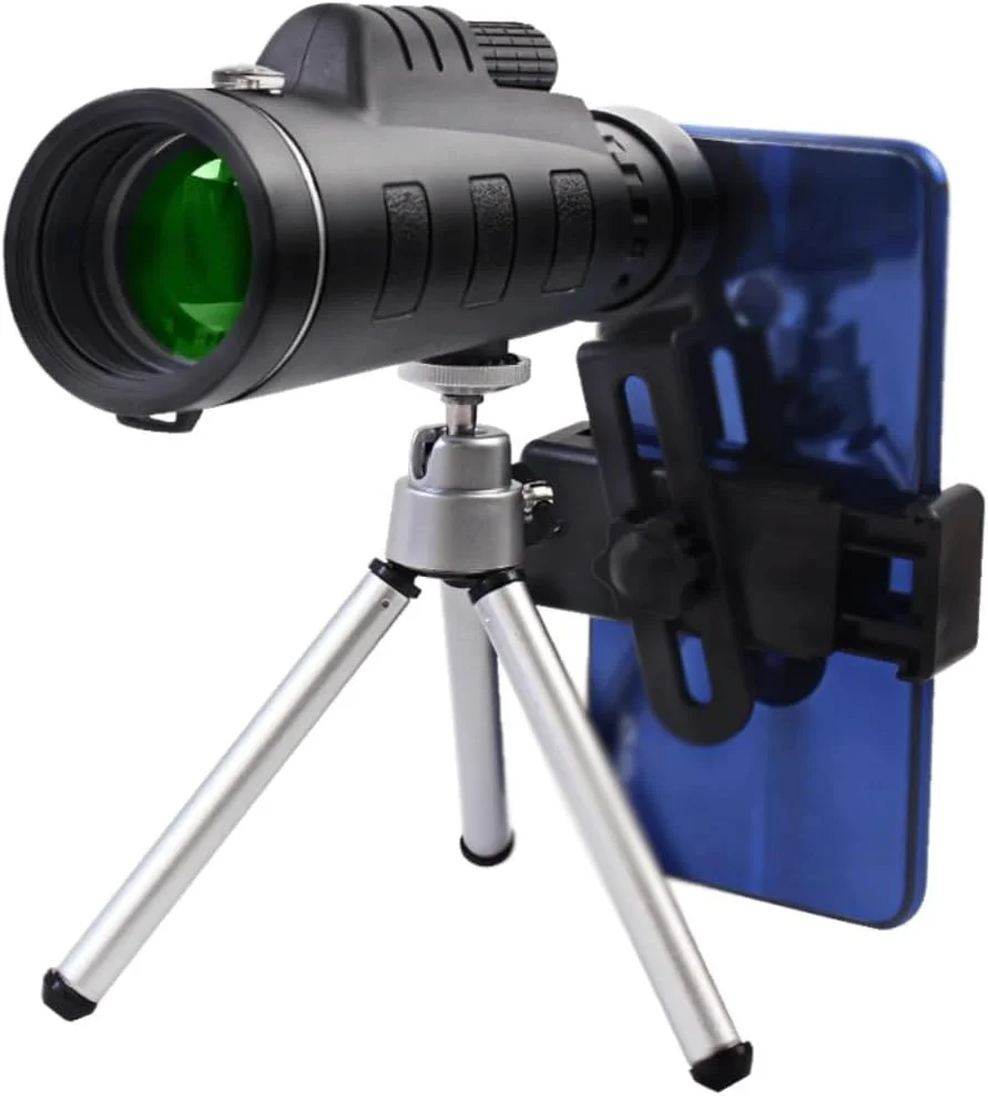 تلسکوپ تک لوله ای HBJWOV 40x60 با بزرگنمایی بالا، وضوح بالا و ضد آب پر شده با نیتروژن