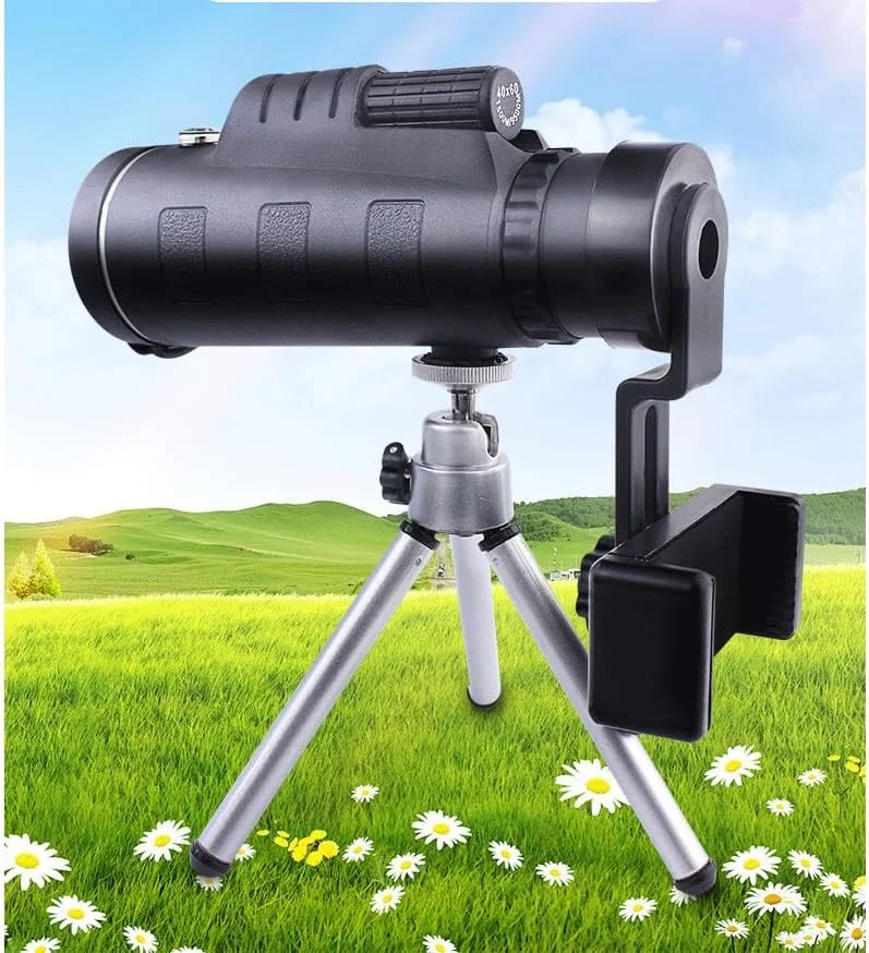 تلسکوپ تک لوله ای HBJWOV 40x60 با بزرگنمایی بالا، وضوح بالا و ضد آب پر شده با نیتروژن