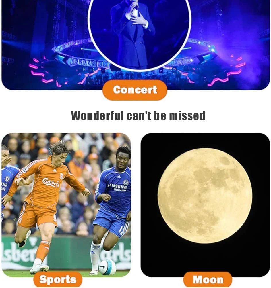 لنز تله فوتو دوربین موبایل زوم 36X DAGIJIRD، لنز مونوکولار، زاویه دید 8.8 درجه لنز تله فوتو دوربین موبایل زوم 36X DAGIJIRD، لنز مونوکولار، زاویه دید 8.8 درجه