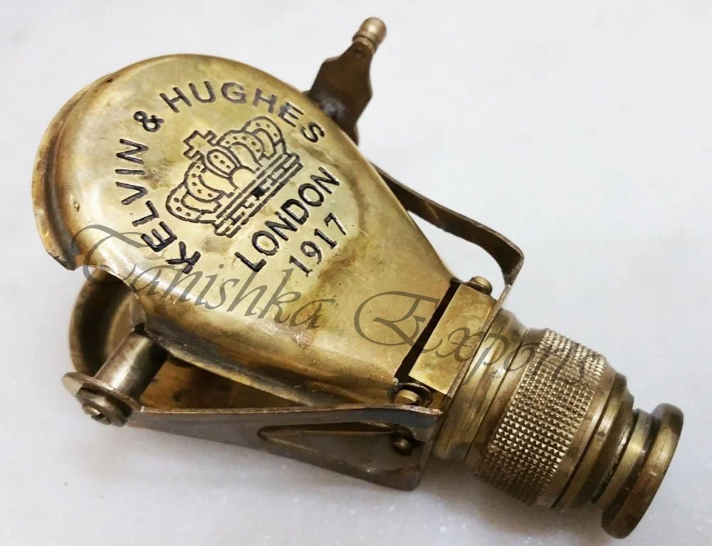 تک چشمی برنجی دریایی - تک چشمی به سبک قدیمی کلوین و هیوز لندن 1917