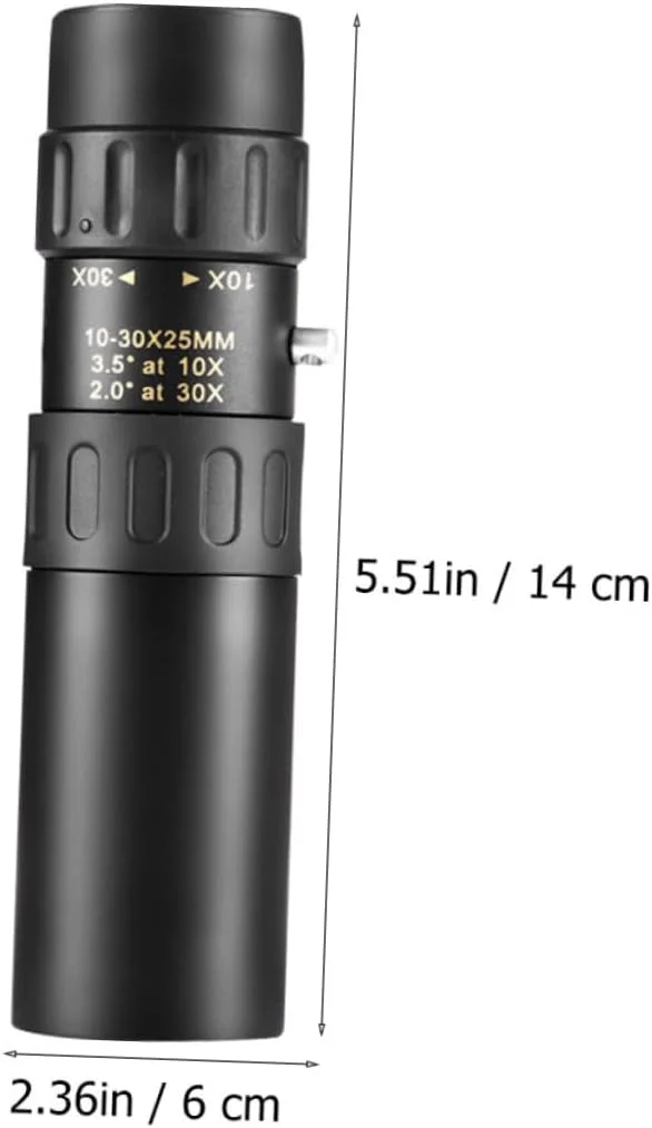 تلسکوپ دستی STOBOK، تک چشمی قابل حمل و جمع و جور با وضوح بالا برای استفاده در فضای باز، تلسکوپ تک لوله ای مستحکم