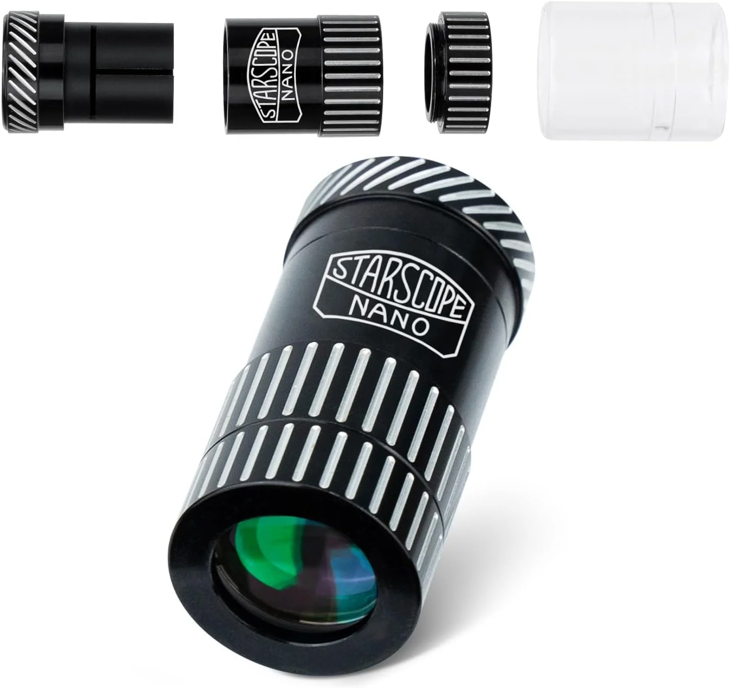 تلسکوپ تک چشمی نانو استارسکوپ - میکروسکوپ جیبی 3 در 1، ذره بین، لنز تله فوتو مینی برای آیفون و اندروید | بزرگنمایی با قدرت بالا، لنزهای قابل اتصال به دوربین تلفن همراه